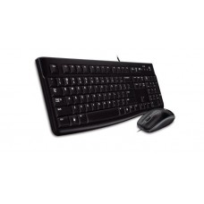 Комплект ПРОВОДНОЙ Клавиатура + мышь Logitech MK120 Black (920-002561) (мышь проводная USB (сенсор оптический), клавиатура USB, цвет черный) ПРОВОДНОЙ