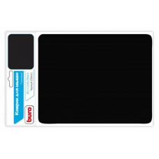 Коврик для мыши Buro BU-CLOTH Black (для оптических и лазерных мышей, нескользящая основа, материал ткань/резина, 230x180x3мм , цвет черный)