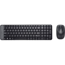 Комплект БЕСПРОВОДНОЙ Клавиатура + мышь Logitech MK220 Black (920-003169) (мышь беспроводная радио (сенсор оптический), клавиатура радио)