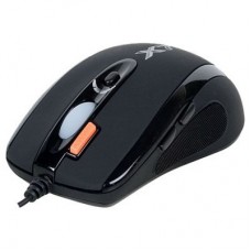 Мышь A4Tech X-710BK Game Optical Mouse, 2000DPI, 7btn+Roll, Black, USB, RTL