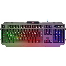 Клавиатура Defender Legion GK-010DL (45010) (игровая для ПК, интерфейс подключения - USB, подсветка, влагозащита, цвет черный, металлическое основание,104КЛ