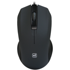 Мышь Defender MM-310 Black(полноразмерная мышь для ПК, проводная, USB, сенсор оптический 1000 dpi, 3 кнопки, колесо с нажатием, цвет черный) (52310)