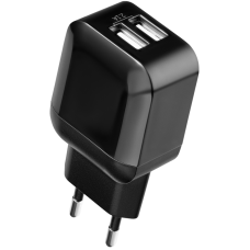 Defender EPA-13 Black <83840> Зарядное устройство USB (Вх. AC100-240V, Вых. DC5V, 10.5W, 2xUSB)