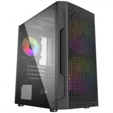 Minitower Powercase Mistral Micro Z3B Mesh LED <CMIMZB-L3> MicroATX, без БП