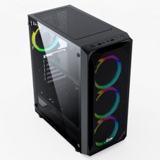 Miditower Powercase Mistral Z4 Mesh LED <CMIZB-L4> ATX, без БП
