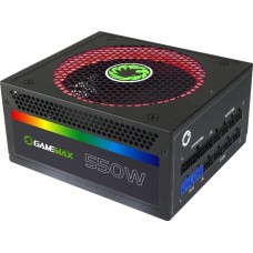 Блок питания GameMax <RGB-550> RGB SMART 550W ATX (24+2x4+6/8пин) Cable Management