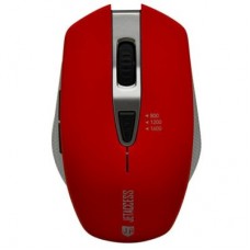 JETACCESS Comfort Wireless Optical Mouse <OM-U60G Red> (RTL) USB 6btn+Roll, беспроводная