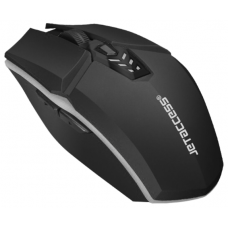 JETACCESS Optical Mouse <OM-U58G Black-Red> (RTL) USB 6btn+Roll, беспроводная