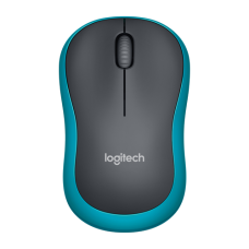 Logitech M185 Blue Wireless Mouse <910-002239/910-002236> (RTL) USB 3btn+Roll уменьшенная