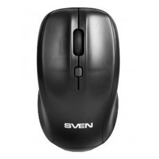 SVEN Wireless Optical Mouse <RX-305 Wireless Black> (RTL) USB 4btn+Roll