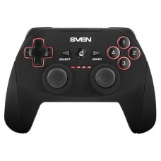 Геймпад SVEN GC-2040 <Black> (Vibration, 11кн., 4поз.перекл., 2мини-джойстика, USB/PS3, беспроводной)