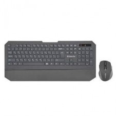 Defender Berkeley Wireless combo <C-925 Nano> Black (Кл-ра ,USB,FM+Мышь6кн,Roll,Optical,USB, FM) <45925>