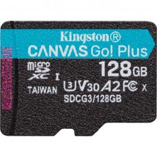 Kingston <SDCG3/128GBSP> microSDXC Memory Card 128Gb A2 V30 UHS-I U3