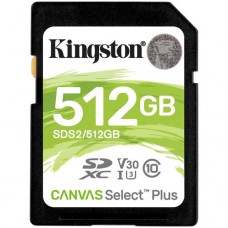 Kingston <SDS2/512GB> SDXC Memory Card 512Gb UHS U3 V30