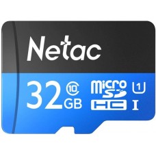 Netac <NT02P500STN-032G-S> microSDHC Memory Card 32Gb UHS-I U1