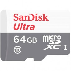 SanDisk Ultra <SDSQUNR-064G-GN3MN> microSDXC Memory Card 64Gb UHS-I U1