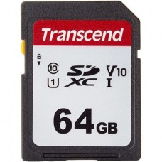 Transcend <TS64GSDC300S> SDXC Memory Card 64Gb UHS-I U3