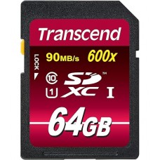Transcend <TS64GSDXC10U1> SDXC Memory Card 64Gb UHS-I Class10