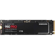 SSD 1 Tb M.2 2280 M Samsung 980 PRO Series <MZ-V8P1T0(BW/AM)> V-NAND 3bit-MLC (RTL)