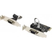 Espada <PCIe2SLWCH> (OEM) PCI-Ex1, 2xCOM9M, LowProfile