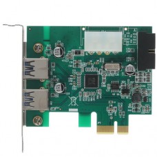 Orient VA-3U2219PELP (OEM) PCI-Ex1, USB3.0, 2 port-ext, 19 pin port-int