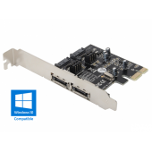 Orient A1061S (RTL) PCI-Ex1, SATA 6Gb/s, 2port-ext /2port-int
