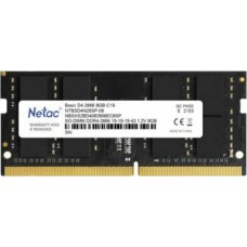 SO-DIMM DDR4 8Gb PC-21300 2666MHz Netac Basic (NTBSD4N26SP-08) CL19; 1.2 В