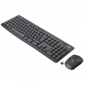 Клавиатура + мышь Logitech Silent Wireless Combo MK295, Black, USB [920-009807]