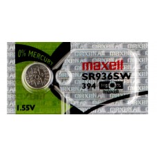 Батарейка (элемент питания) Maxell SR936SW 394 (0%Hg), в упак 10 шт, 1 штука