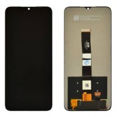 Дисплей (экран в сборе) для телефона Xiaomi Redmi 9A, 9C, черный (оригинал)
