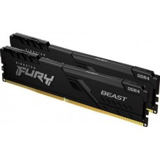 Оперативная память DDR-4 16GB (2x8GB) PC-25600 Kingston FURY Beast KF432C16BBK2 16