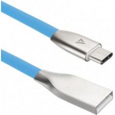 Кабель USB 2.0 AM - Type-C, ACD, 1,2м, голубой, ACD-U922-C2L