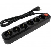 Сетевой фильтр 5bites SP6B-318 6S 1.8 м <Black>