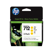 Картридж HP 3ED79A 712 желтый 3 шт