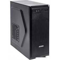 Корпус ATX Vicsone F3X 500W (БП N-Tech Elite VXE 500B 80+ Bronze) / 24 + (4+4) + (6+2) (Стенка с перфорацией для вентиляции, 2xUSB3.0, HD Audio+Mic, VGA MAX 250mm, CPU MAX 155mm, сталь 0,66 mm) Black