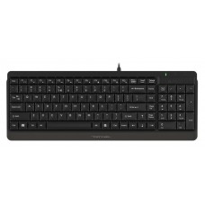 Клавиатура A4Tech Fstyler FK15 (черный/серый) (стандартная для ПК, интерфейс подключения - USB, кабель 1.5 м, влагозащита, цвет серый/черный)