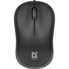 Мышь Defender Patch MS-759 (52759) (ноутбучная мышь для ПК, проводная USB, сенсор оптический 1000 dpi, 3 кнопки, колесо с нажатием, цвет черный)