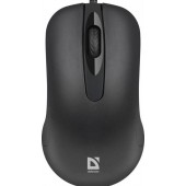 Мышь Defender Classic MB-230 Black (полноразмерная мышь для ПК, проводная USB, сенсор оптический 1000 dpi, 3 кнопки, колесо с нажатием, цвет черный)