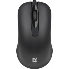 Мышь Defender Classic MB-230 Black (полноразмерная мышь для ПК, проводная USB, сенсор оптический 1000 dpi, 3 кнопки, колесо с нажатием, цвет черный)
