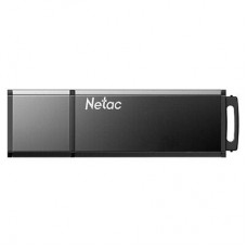 32 Gb USB3.0 Netac U351 NT03U351N-032G-30BK (32 ГБ, USB 3.2 Gen 1 Type-A (5 Гбит/сек), с колпачком, пластик, цвет черный)