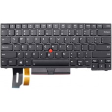 Клавиатура для ноутбука Lenovo ThinkPad E480, E485, черная