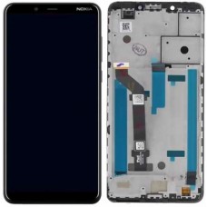 Модуль (матрица + тачскрин) для Nokia 3.1 Plus, черный