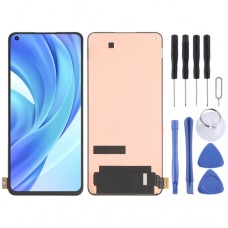 Дисплей для Xiaomi Mi 11 Lite/11 Lite 5G (M2101K9AG/M2101K9G) в сборе с тачскрином Черный - (OLED)
