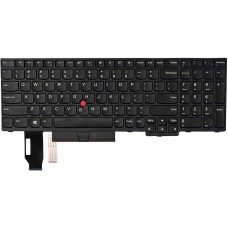 Клавиатура для ноутбука Lenovo ThinkPad E580, черная с подсветкой