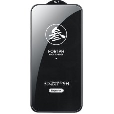 Защитное стекло Remax Medicine GL-27 3D для Apple iPhone 13 Pro Max с рамкой 0.3 мм, черное