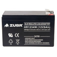 Аккумулятор Zubr HR1234W 12V9Ah