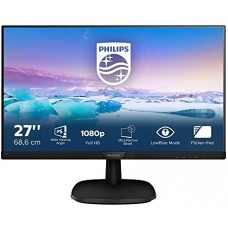 27" Philips 273V7QJAB/01 (16:9, 1920x1080, IPS, 75 Гц, динамики, интерфейсы HDMI+D-Sub (VGA)+DisplayPort)