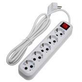 Сетевой фильтр 5bites SP5W-318 5S 1.8 м <White>