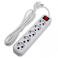 Сетевой фильтр 5bites SP5W-318 5S 1.8 м <White>