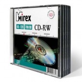 CD-RW Mirex 700Mb 4-12x <уп. 5 шт> <202325>